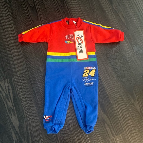 hase authentic Other - NWT🍍DU PONT RACING ROMPER🍍SIZE 12M🍍Q-2